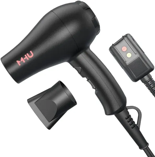 MHU Mini Blow Dryer Ceramic Ionic 1000 Watts for Painting and Acrylic Pouring, Small Hair Dryer Compact and Lightweight for Kids and Travel