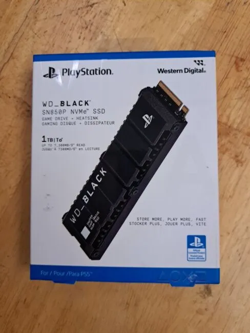 Western Digital SN850P NVMe SSD for PS5