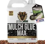 PetraMax Mulch Glue for Landscaping Concentrate, Mulch Binder Glue, Pea Gravel, Mulch for Garden, Mulch for Landscaping, Landscape Rock Glue, Gravel