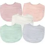 green sprouts Organic Cotton Muslin Bibs (5pk) 0-12mo