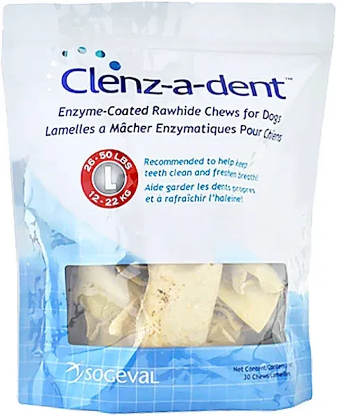 Clenzadent Rawhide Chews for Dogs