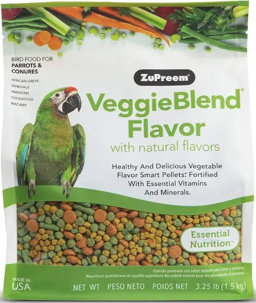 Zupreem VeggieBlend Bird Food