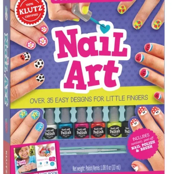 Klutz K580264 Nail Art Book Kit