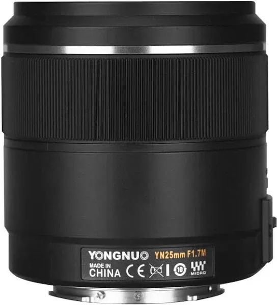 YONGNUO YN25mm F1.7M AF/MF Large Aperture Standard Prime Lens For M43 Panasonic