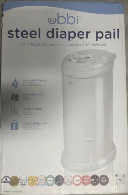 Ubbi Diaper Pail Steel