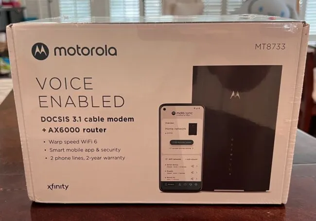 Motorola MT8733 Cable Modem and Wireless Router