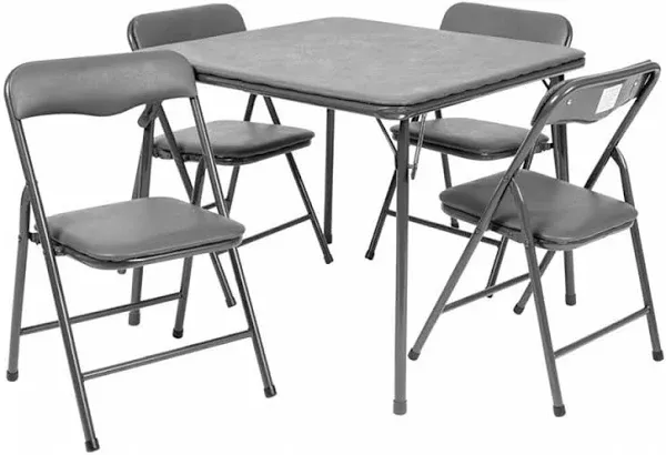 Flash Furniture Kids 5 Piece Folding Table and Chair Set