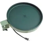 Farm Innovators All Seasons 3-in-1 Heated Birdbath, Green