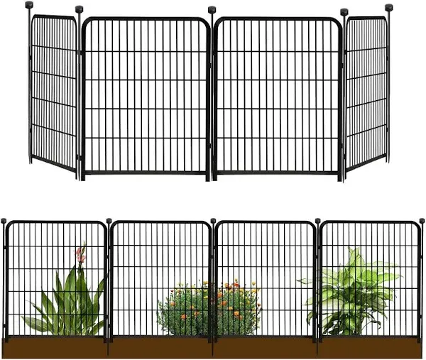 Getlay 36 in(H) Garden Fence with Gate