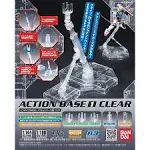 Bandai 1/100 Display Stand Action Base 1 Clear