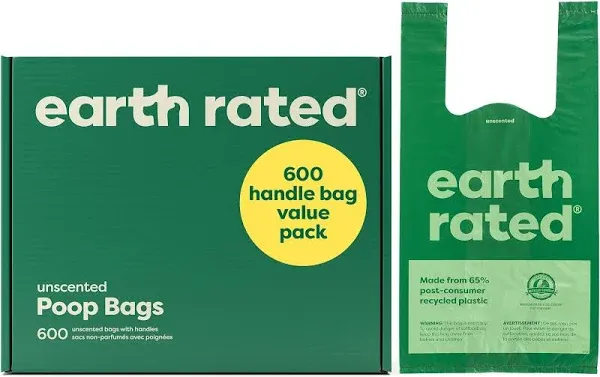 Earth Rated Dog Poop Bags with Handles