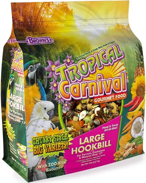 Brown's Tropical Carnival Large Hookbill Food