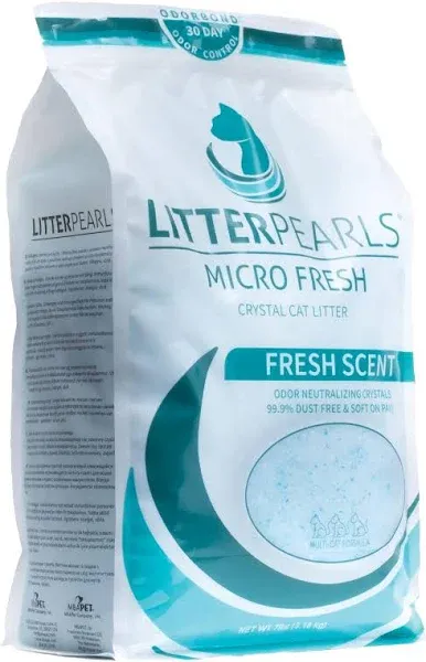 Litter Pearls Micro Fresh Scented Crystal Cat Litter - 7 lbs