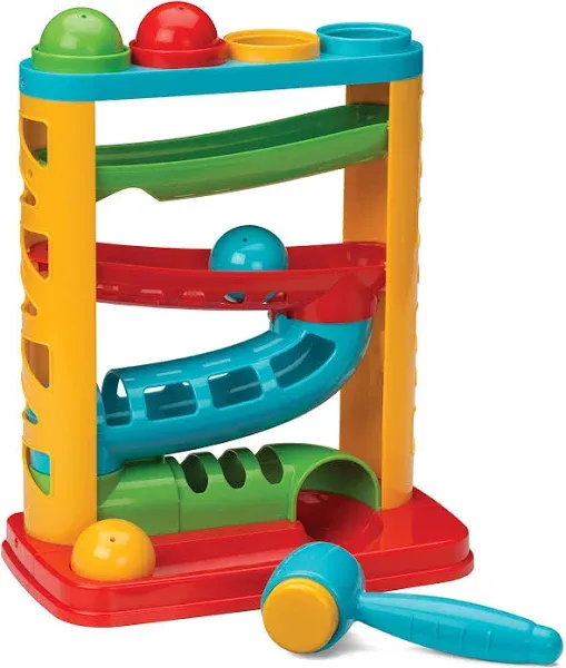 Infantino Bop &amp; Drop Ball Tower - STEAM Educational Play, Hand-Eye... 