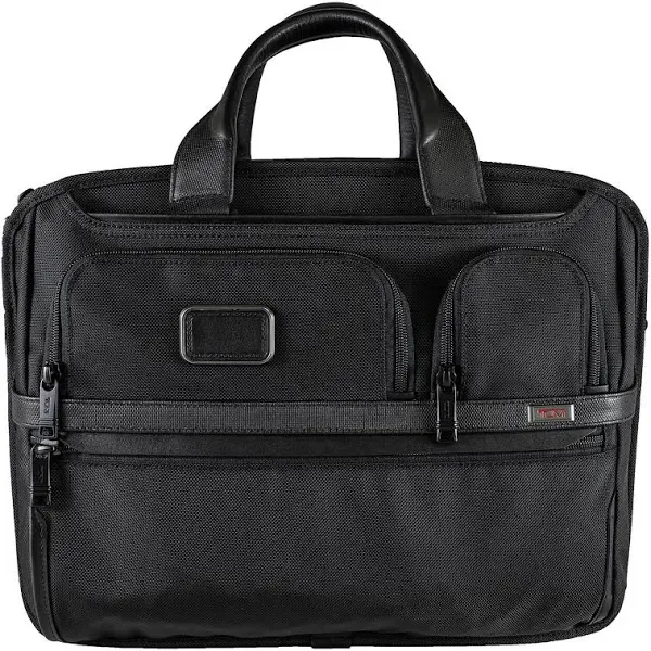 Tumi Alpha Expandable Organizer Laptop Brief - Black