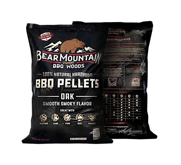 Bear Mountain BBQ Premium All Natural Hardwood Cherry Smoker Pellets, 40 Pounds