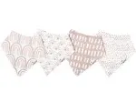 Copper Pearl Baby Bandana Bibs, 4 Pack - Bliss