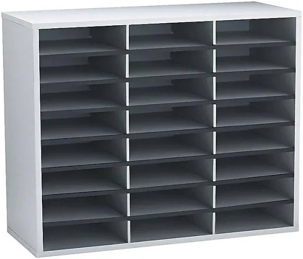 Fellowes 24-Compartment Sorter Literature Organizer