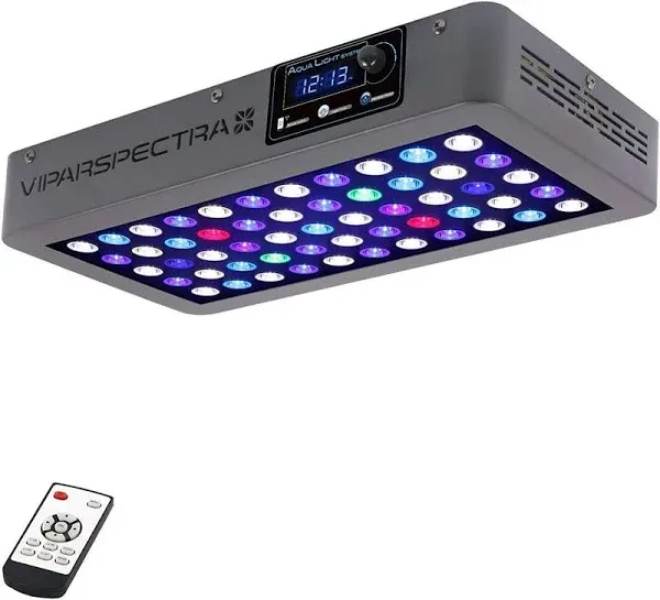 VIPARSPECTRA Timer Control 165W LED Aquarium Light Dimmable Full Spectrum for...