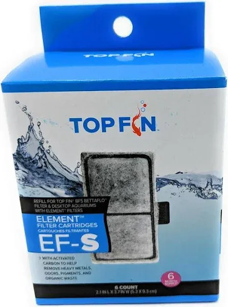 Top Fin EF-S Element Filter Cartridge Value Pack