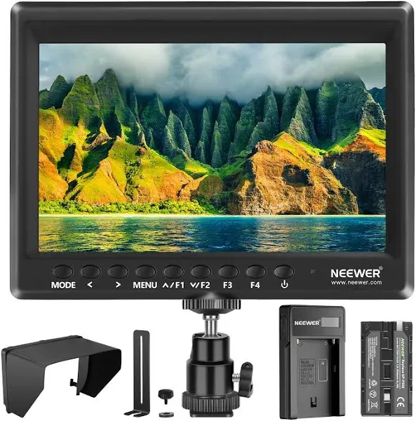 Neewer F100 7 Inch Camera Field Monitor HD Video Assist Slim IPS 1280x800...