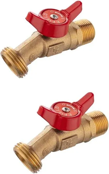 3/4" Hose Boiler Drain Angle, 1/4 Turn