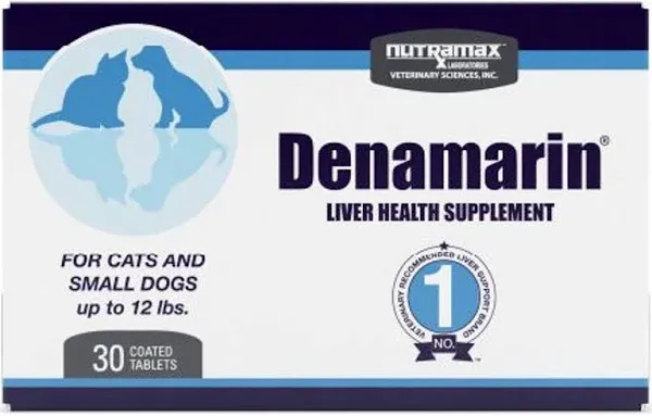 Nutramax Denamarin Liver Health Supplement for Small Dogs and Cats