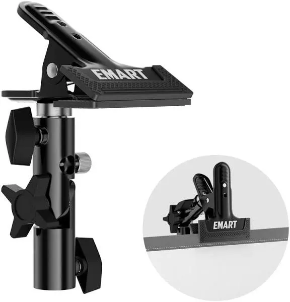 EMART Photography Reflector Holder for Reflector&amp;Ligh<wbr/>t Stand, 1pack, Black 