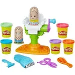 Play-Doh Buzz 'n Cut Fuzzy Pumper Barber Shop Set, Electric Buzzer, 5 Colors of 2-Ounce Cans, Preschool Toys, Christmas Gifts Girls & Boys, Ages 3+ (Amazon Exclusive)