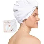 New Kitsch Quick Drying Microfiber Hair Towel White