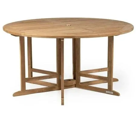 Ash & Ember Luna Grade A Teak 59" Round Dining Table