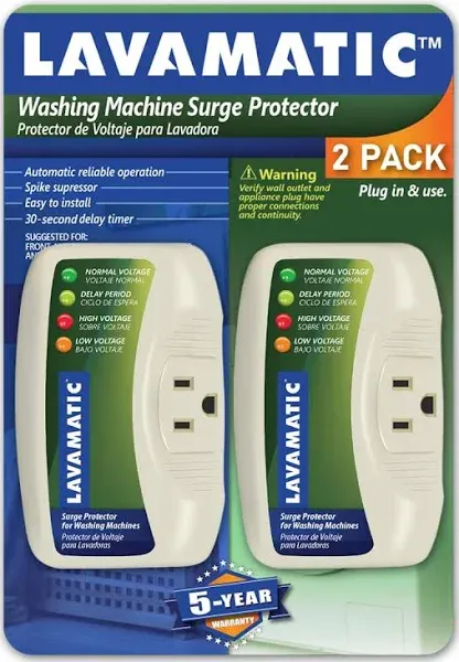 Lavamatic Electronic Surge Protector for Washing Machine