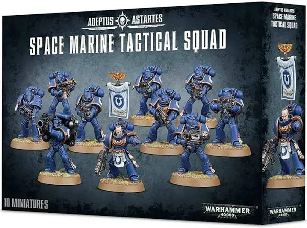 Space Marines: Tactical Squad - Warhammer 40k - Brand New, Factory Sealed