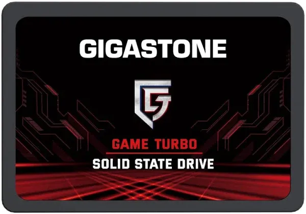 Gigastone SATA SSD 128GB 2.5 inch SSD 520MB/s Upgrade Laptop PC Memory and Storage PS4 HDD Replacement 2.5" Internal Solid State Hard Drives SATA III SLC Cache 3D NAND Game Turbo Performance