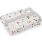 Little Unicorn Cotton Muslin Baby Quilt - Mushrooms