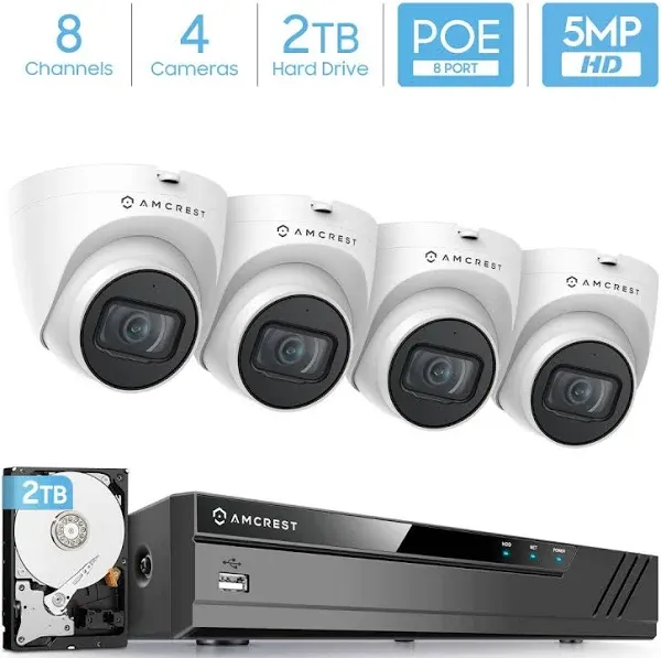 Amcrest 5MP Security Camera System