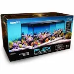 Fluval Flex Saltwater Aquarium Kit 32.5 Gallon Black