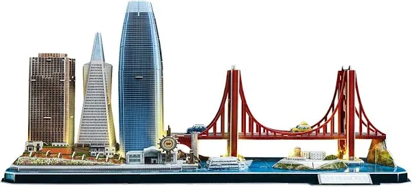 CubicFun 3D Puzzles LED San Francisco Cityline