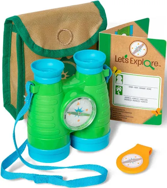 Melissa & Doug Let's Explore Binoculars & Compass Play Set