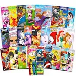 Beach Kids 24 Bulk Coloring Books for Ages 4-8 - Assorted Licensed Activity B...