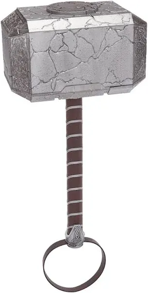 Marvel Legends Mighty Thor Mjolnir Premium Electronic Roleplay Hammer with Lights and Sound FX, Mighty Thor Love and Thunder Roleplay Item