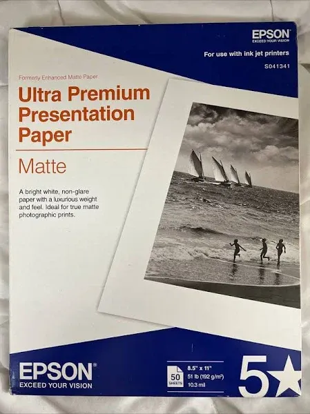 Epson Ultra Premium Matte Presentation Paper