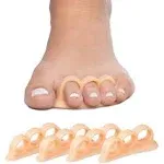 ZenToes Hammer Toe Straightener and Corrector 4 Pack Soft Gel Crests Splints