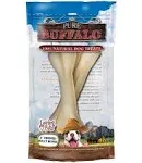 Loving Pets 6" Pure Buffalo Pressed Bully Bone, 2-Pack