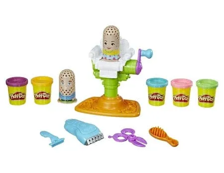 Play-Doh Buzz n Cut Fuzzy Pumper Barber Shop Electric Buzzer 5 Colors 2 Ounce