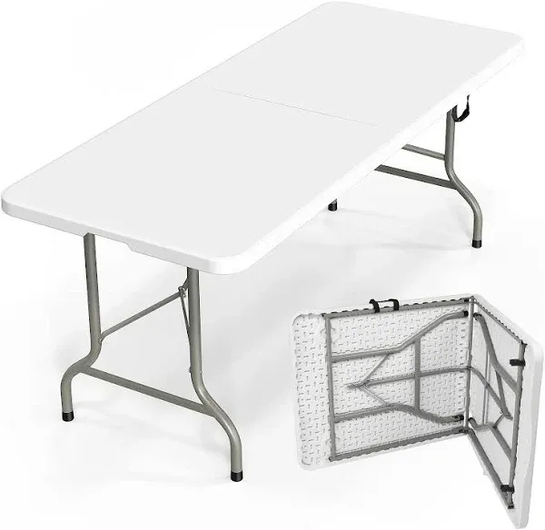 VINGLI 6 Foot Portable Long Table