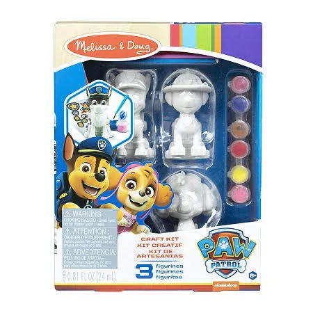 Melissa & Doug Paw Patrol Craft Kit Pup Figurines