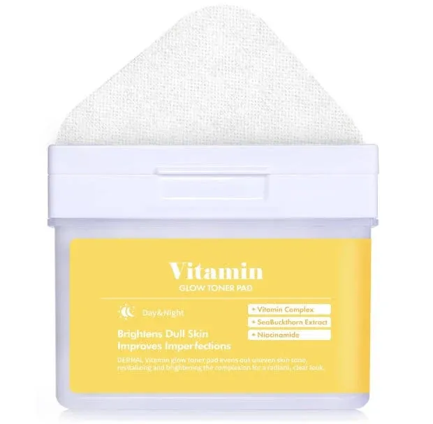 Dermal - Vitamin Glow Toner Pad