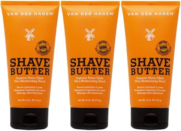 Van Der Hagen Self-Heating Shave Cream 6 oz 2 Pk