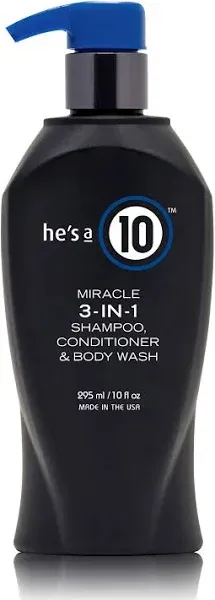 He's A 10 Miracle 3 in 1 Shampoo